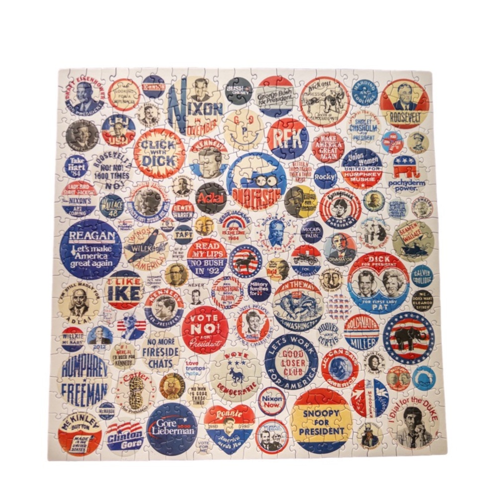 Gailson Puzzle :: Button Up America- Presidential Buttons